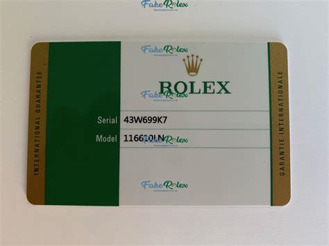 can rolex warranty card be faked|rolex 5 year warranty.